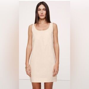Banana Republic Cream Linen Sleeveless Dress NWOT